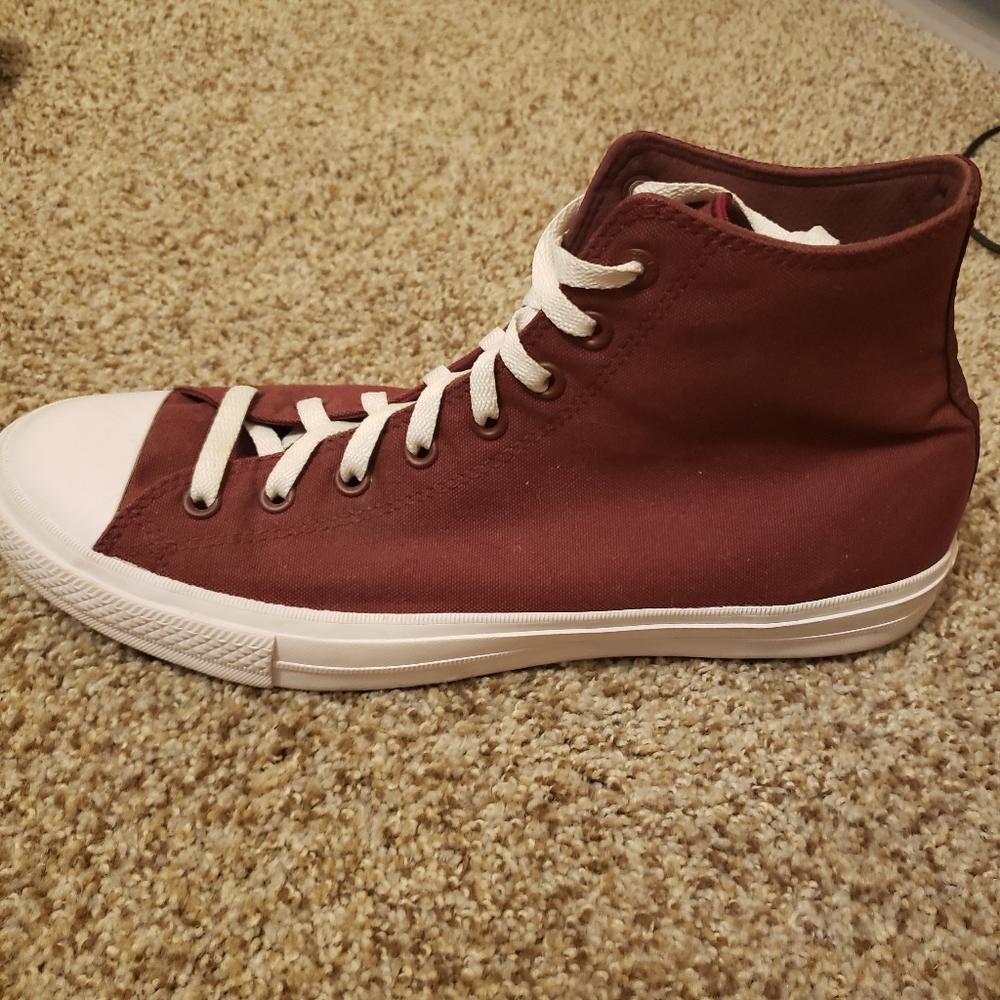 Chuck Taylor's Maroon Shoes